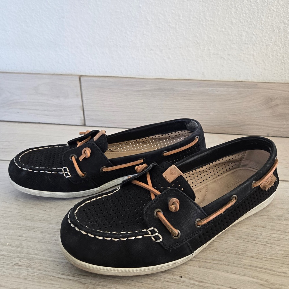 Sperry Top-Sider Leather Boat Shoes | Classic Casual Comfort| Size 8.5 - Picture 2 of 13